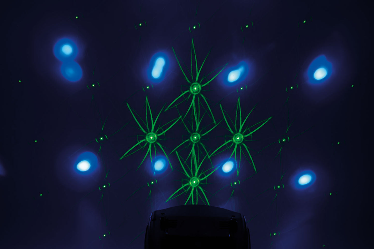 3-in-1 DJ Light Show 🎶 Colorful LED + Laser + Flash
